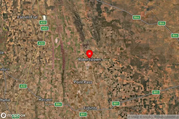 Robertstown,South Australia Satellite Map