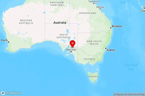 Worlds End,South Australia Region Map