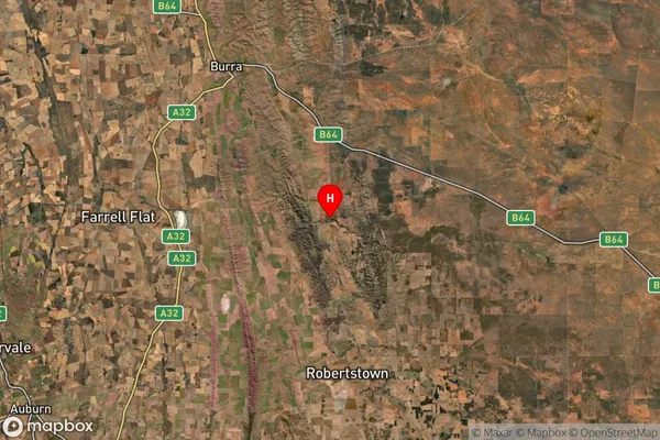 Worlds End Creek,South Australia Satellite Map