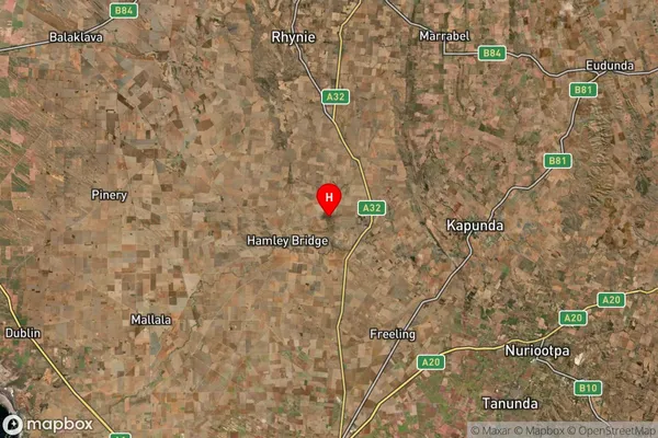 Stockport,South Australia Satellite Map