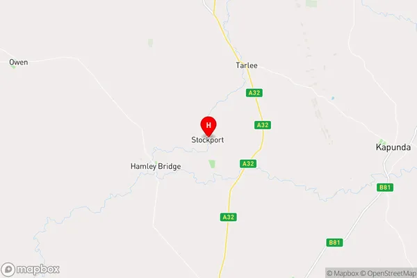 Stockport,South Australia Area Map