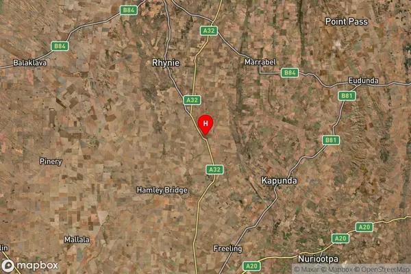 Tarlee,South Australia Satellite Map