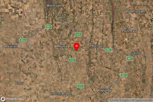 Riverton,South Australia Satellite Map