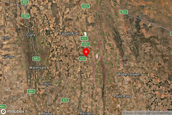 Black Springs,South Australia Satellite Map