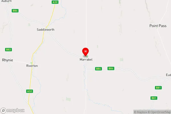 Marrabel,South Australia Area Map