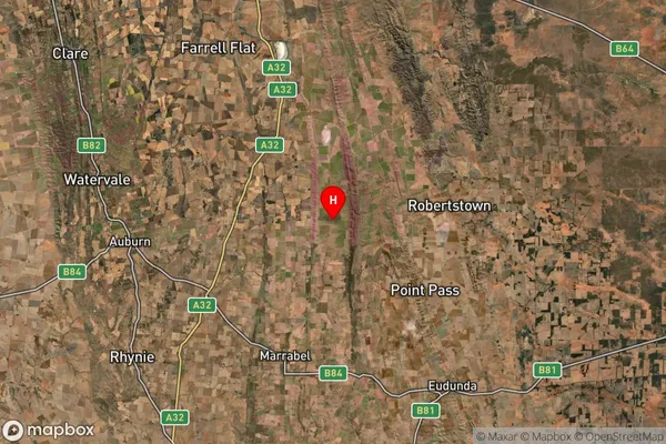 Tothill Belt,South Australia Satellite Map