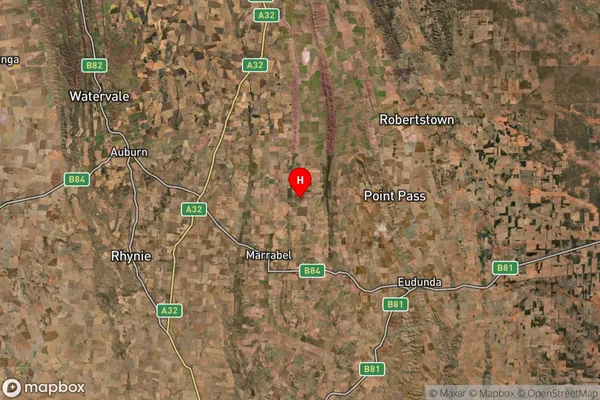 Tothill Creek,South Australia Satellite Map