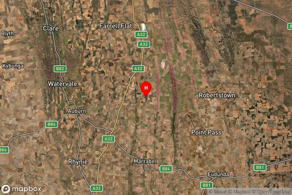 Waterloo,South Australia Satellite Map