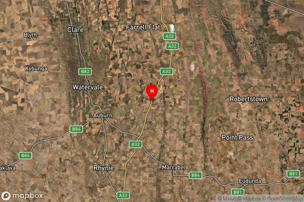 Manoora,South Australia Satellite Map