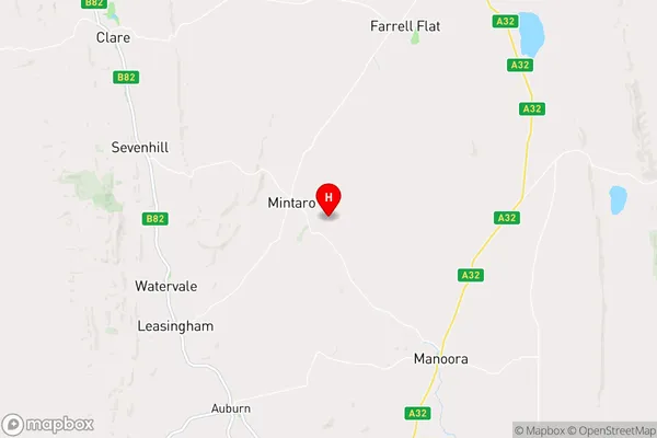 Mintaro,South Australia Area Map