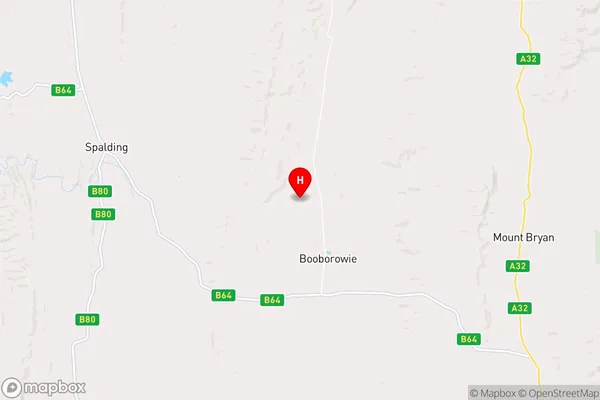 Booborowie,South Australia Area Map