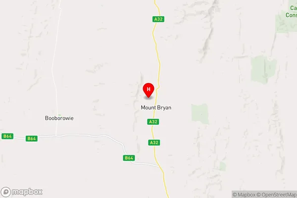 Mount Bryan,South Australia Area Map