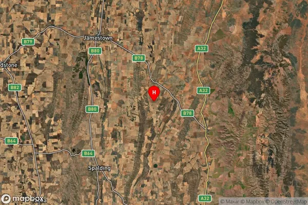 Canowie,South Australia Satellite Map