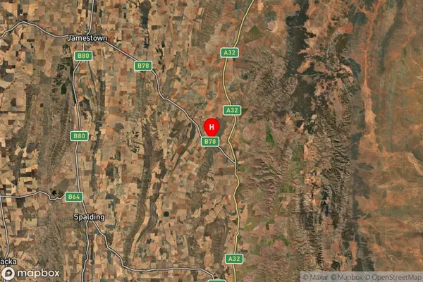 Hallett,South Australia Satellite Map