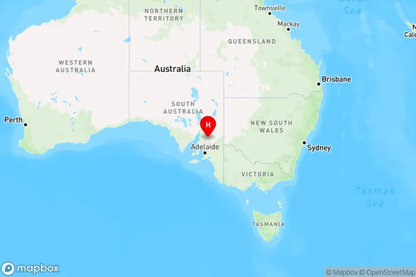 Mount Bryan East,South Australia Region Map