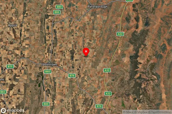 Canowie Belt,South Australia Satellite Map