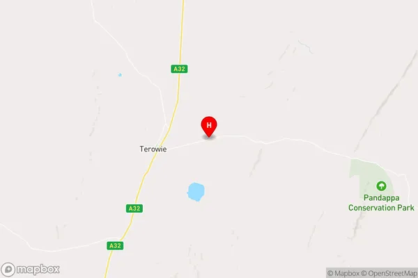 Terowie,South Australia Area Map