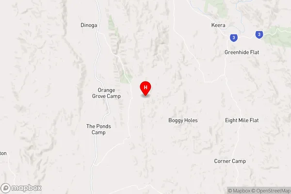 Upper Bingara,New South Wales Area Map