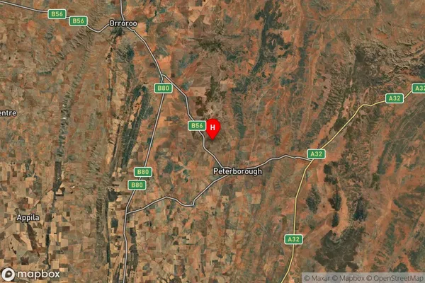 Minvalara,South Australia Satellite Map