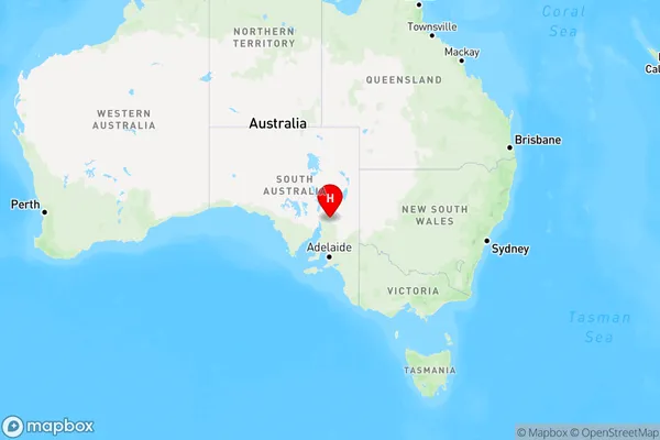 Johnburg,South Australia Region Map