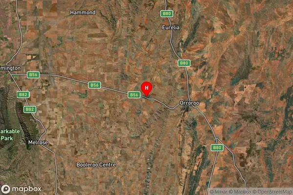 Morchard,South Australia Satellite Map