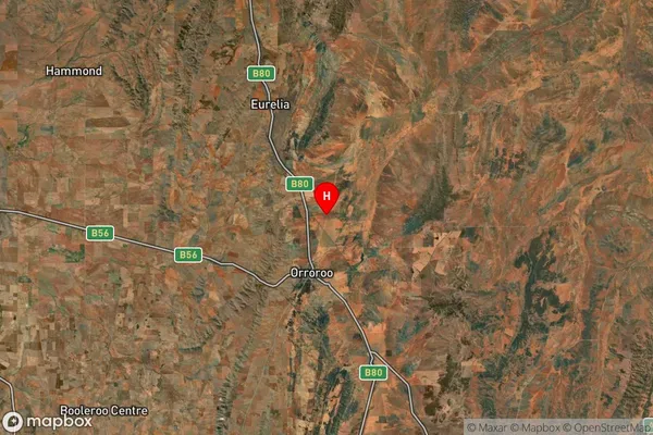 Orroroo,South Australia Satellite Map