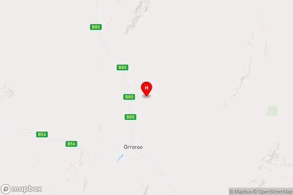 Orroroo,South Australia Area Map