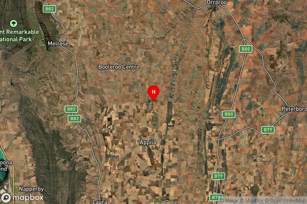 Tarcowie,South Australia Satellite Map