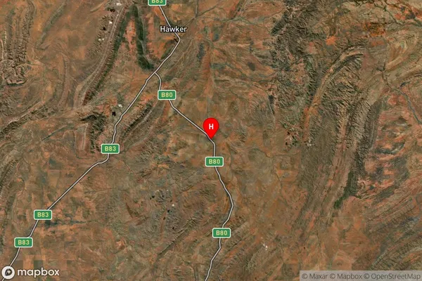 Cradock,South Australia Satellite Map