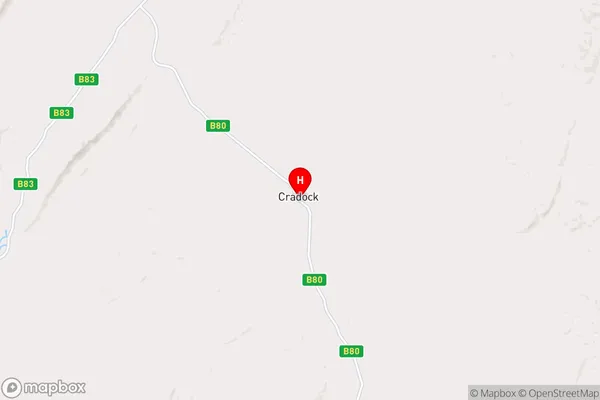 Cradock,South Australia Area Map