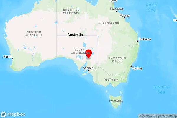 Cradock,South Australia Region Map