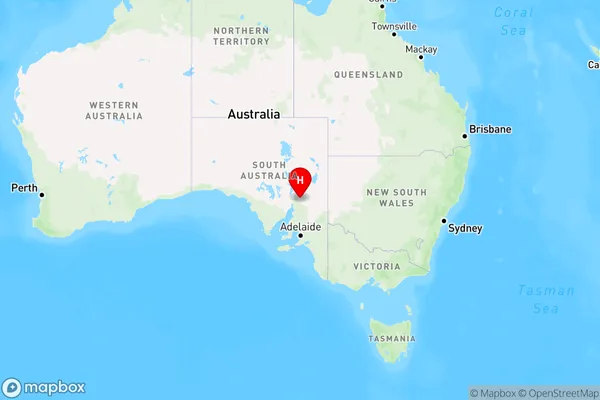 Yanyarrie,South Australia Region Map