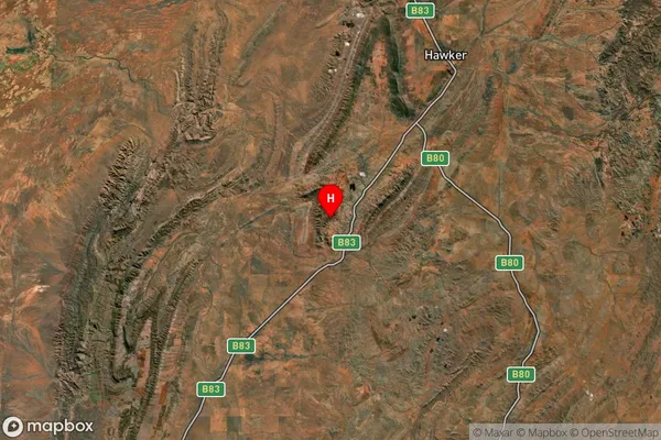 Kanyaka,South Australia Satellite Map