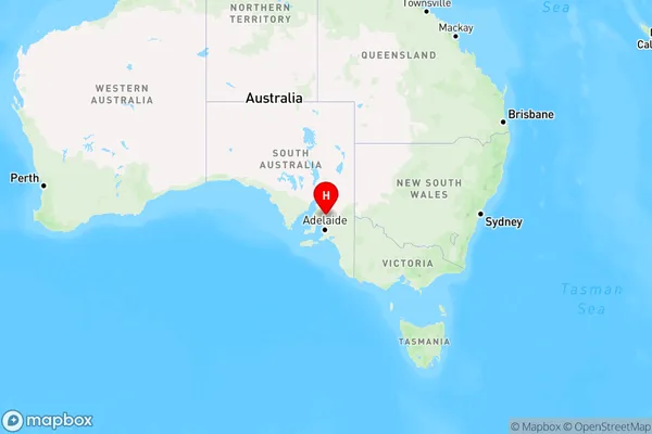 Undalya,South Australia Region Map