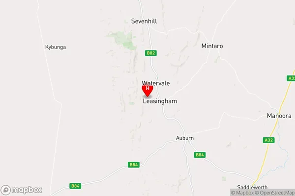 Leasingham,South Australia Area Map