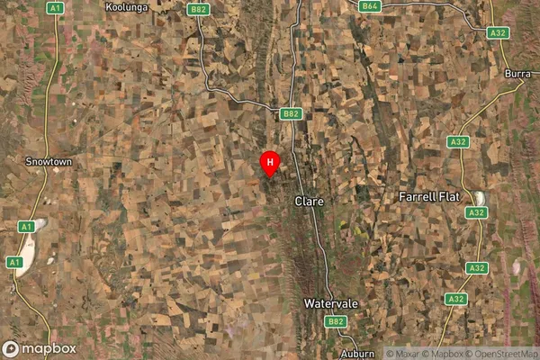 Benbournie,South Australia Satellite Map