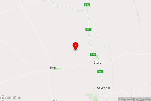 Benbournie,South Australia Area Map