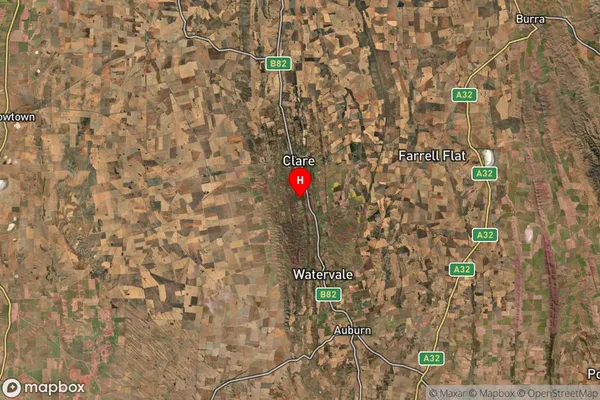 Gillentown,South Australia Satellite Map