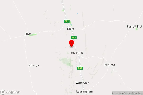 Gillentown,South Australia Area Map