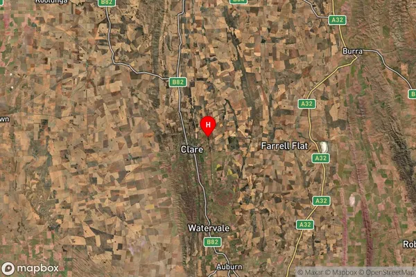 Hill River,South Australia Satellite Map