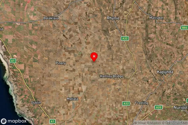 Stockyard Creek,South Australia Satellite Map