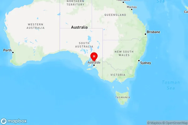 Stockyard Creek,South Australia Region Map