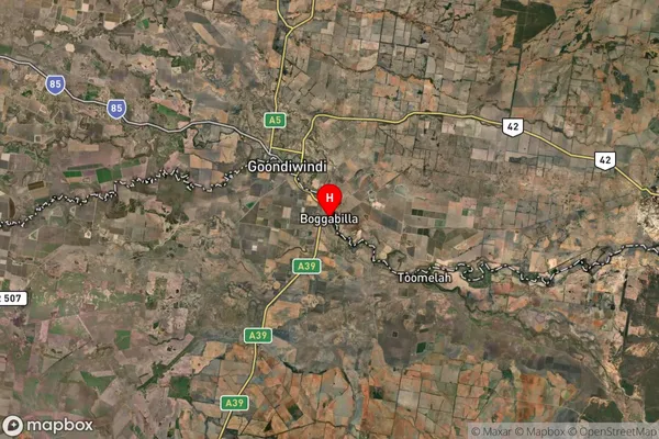 Boggabilla,New South Wales Satellite Map