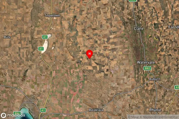 Bowillia,South Australia Satellite Map