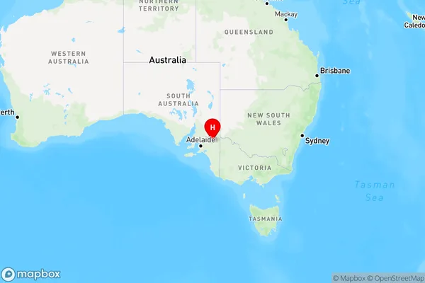 Maggea,South Australia Region Map