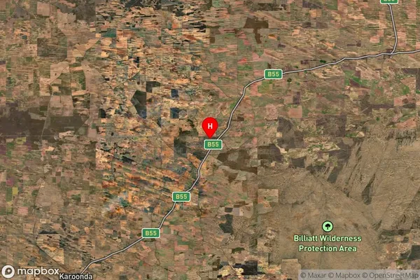 Halidon,South Australia Satellite Map