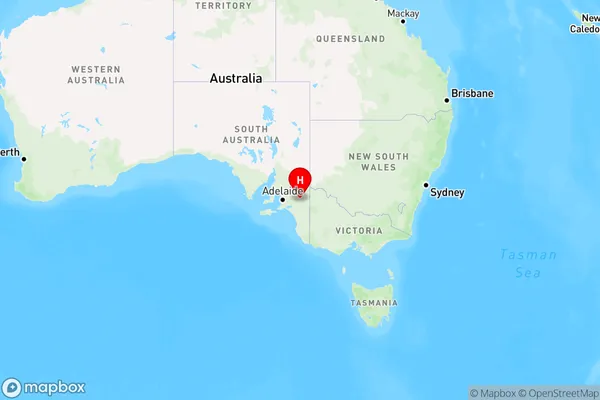 Sandalwood,South Australia Region Map