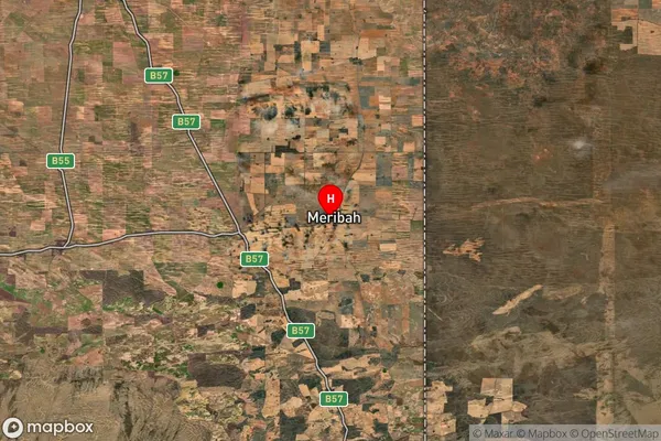 Meribah,South Australia Satellite Map