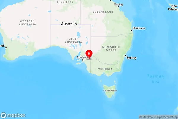 Schell Well,South Australia Region Map