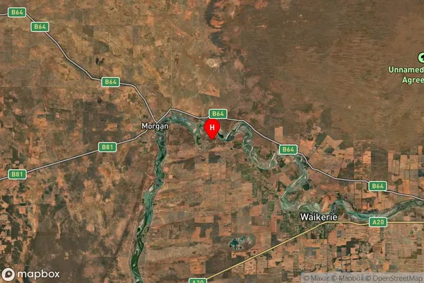 Cadell,South Australia Satellite Map